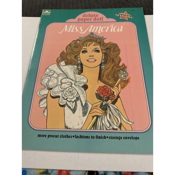 Vintage Golden Miss America Blond Paper Dolls Doll Book PD3 - Picture 1 of 4
